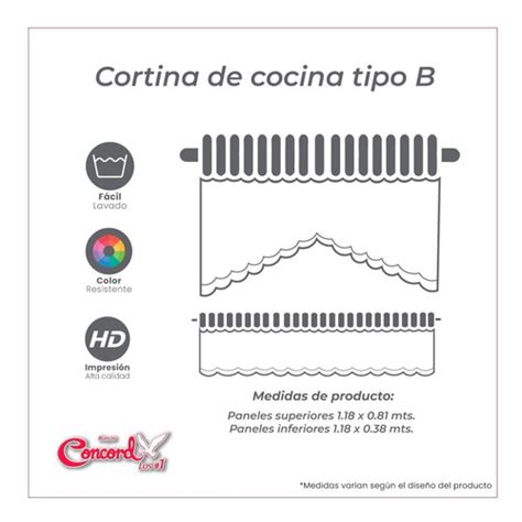 Cortina De Cocina B Huerto Colchas Concord Colchas Concord Oficial