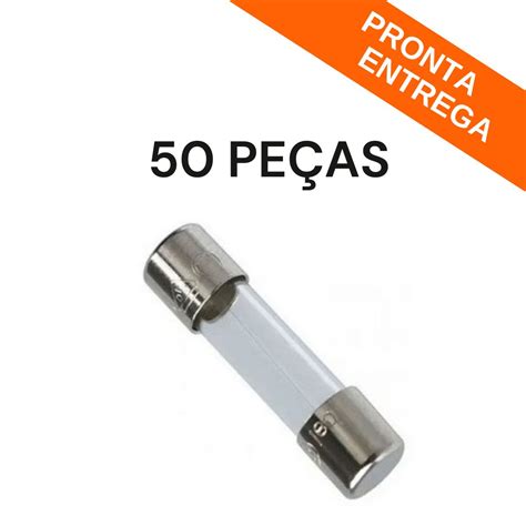 Kit 50 Peças Fusível de Vidro 5x20 15A 250V Fusível Achei Componentes