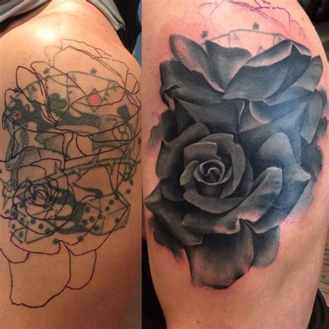 Cover Up Rose Tattoo