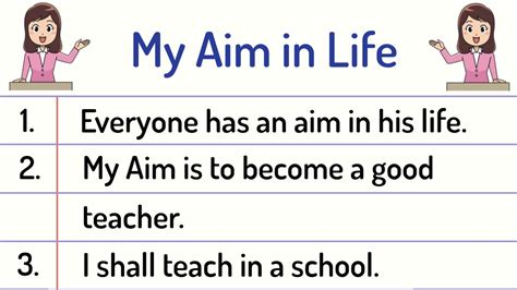 My Aim In Life Essay 10 Lines My Aim In Life Essay In English Youtube