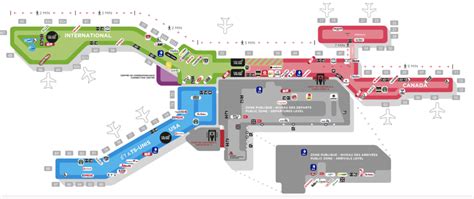 Montreal Airport Maps - Departure- Arrival and Parking Maps