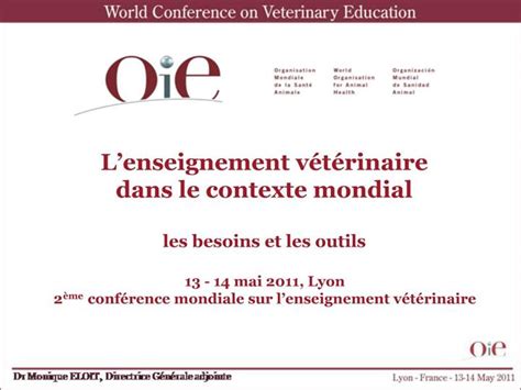 Ppt L Enseignement V T Rinaire Dans Le Contexte Mondial Les Besoins