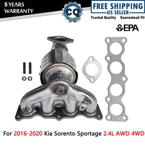 Front Manifold Catalytic Converter For Kia Sorento Sportage