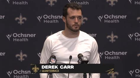 Derek Carr Recaps Loss To Tampa Bay Saints Bucs Postgame Interview