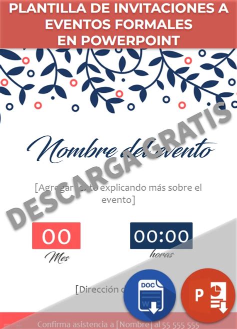 Invitaciones A Eventos Formales Powerpoint Canva Ejemplos Y Plantillas