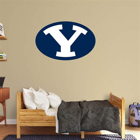 BYU Cougars Basketball Logo Wall Decal | Shop Fathead® for BYU Cougars ...