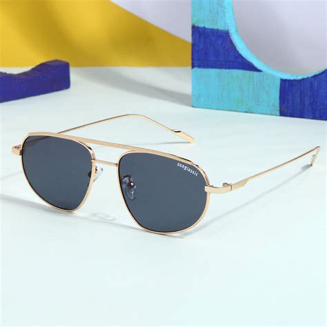 Opal Edition Gold Black Pilot Sunglasses