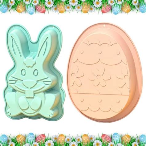 Kikvter Ostern Silikonform Hase Und Ostereier St Ck Silikon Backform