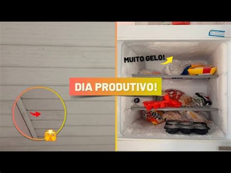 ROTINA DE DONA DE CASA Limpei O Forro Da Cozinha E Limpei A Geladeira