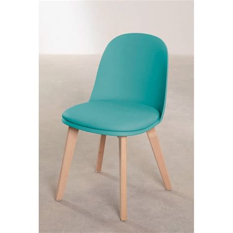 Silla Belyna Tulip Eames Para Comedor N Rdica Verde Turquesa Sodimac