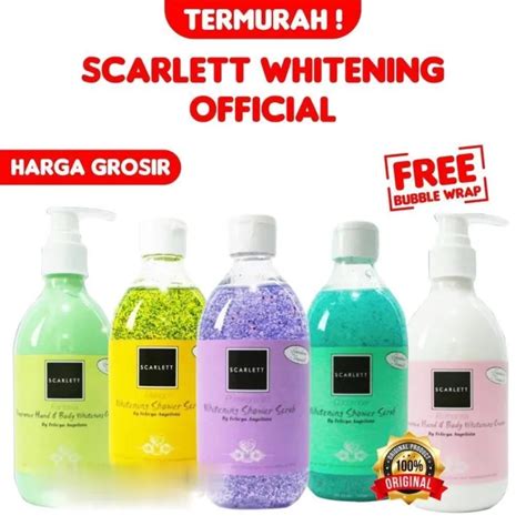 Big Promo Malaysia Ready Stock Scarlett Whitening Package Hand