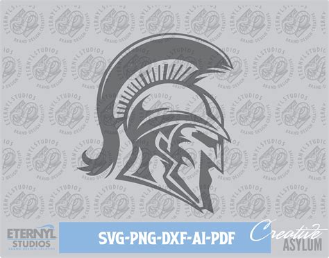 Spartan Svg Png Digital Download Trojan Spartan Logo Etsy