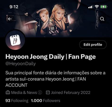 Heyoon Jeong Daily Fan Page On Twitter 1000 Seguidores No HJD