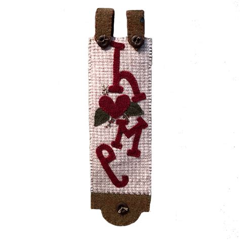 Home Wool Door Hanger Wall Art Two Sisters Quilt Co