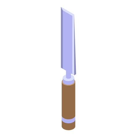 Premium Vector Chisel Instrument Icon Isometric Of Chisel Instrument