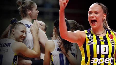 Fenerbahçe de Arina Fedorovtseva fırtınası Performansı hayran bıraktı