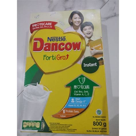 Jual Dancow FortiGro Fortigo Susu Bubuk 800gr Coklat Instan Full Cream