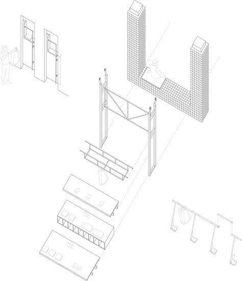 Clothing racks move along wheeled tracks in LA store Reigning Champ