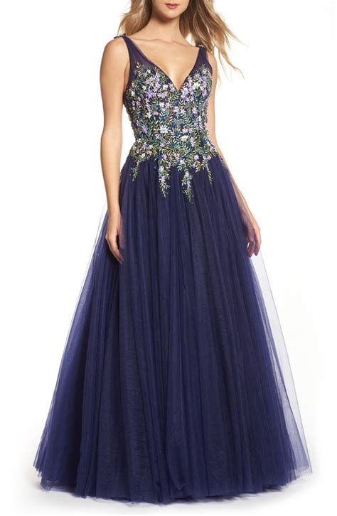 Mac Duggal Embroidered Bodice Ballgown Nordstrom