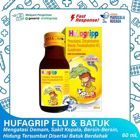 Jual Hufagrip Flu Dan Batuk Sirup Kuning Ml Shopee Indonesia