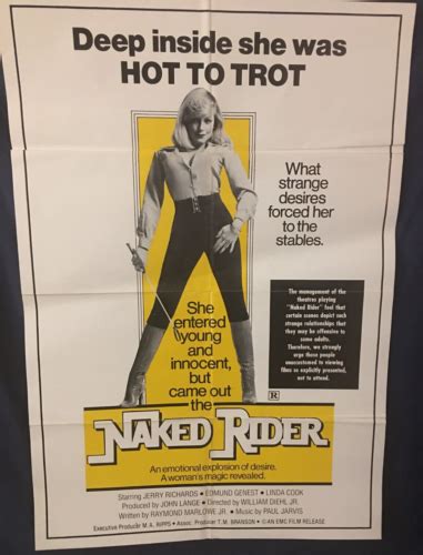 SEXPLOITATION MOVIE POSTER 1973 THE NAKED RIDER ORIGINAL EBay