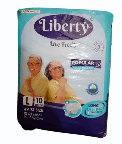 Liberty L 10 Adult Diaper Pants At Rs 312packet Incontinence Diaper In Gurugram Id