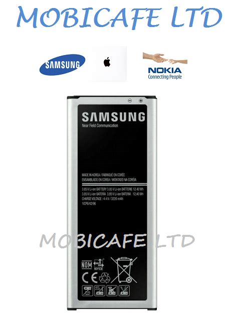 Samsung Eb Bn Bbe Galaxy Note Mah Standard Li Ion Battery