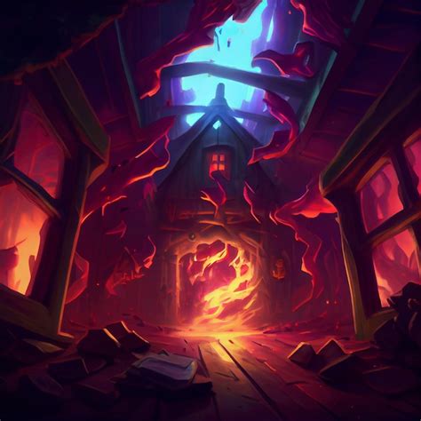 Premium Ai Image The Prison Room Red Light Shines