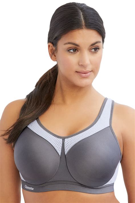 Glamorise Underwire Sport Bra For High Impact Sports 9066