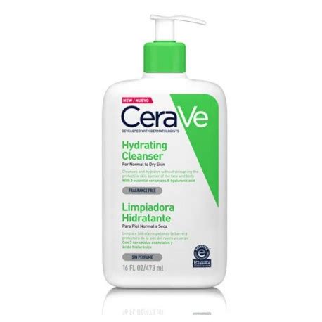 Cerave Crema Limpiadora Hidratante Piel Normal Y Seca 473 Ml