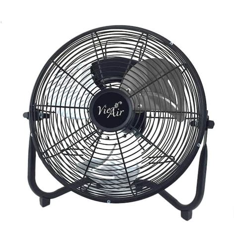 20 in. 3-Speed High Velocity Industrial Metal Floor Fan with Tilting ...