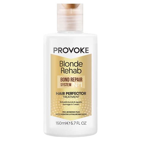 PROVOKE Blonde Rehab N Hair Perfector Repair Treatment Ml Rebuilds Bonds And Repairs