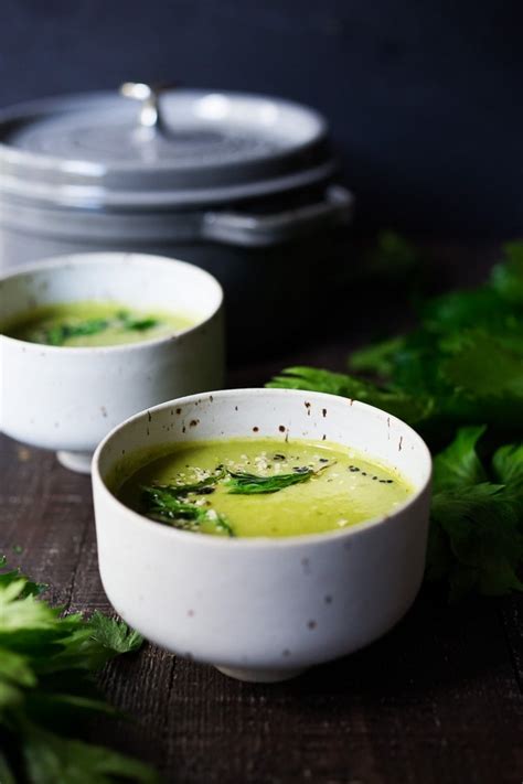 Delcious & Simple Celery Soup | Feasting At Home