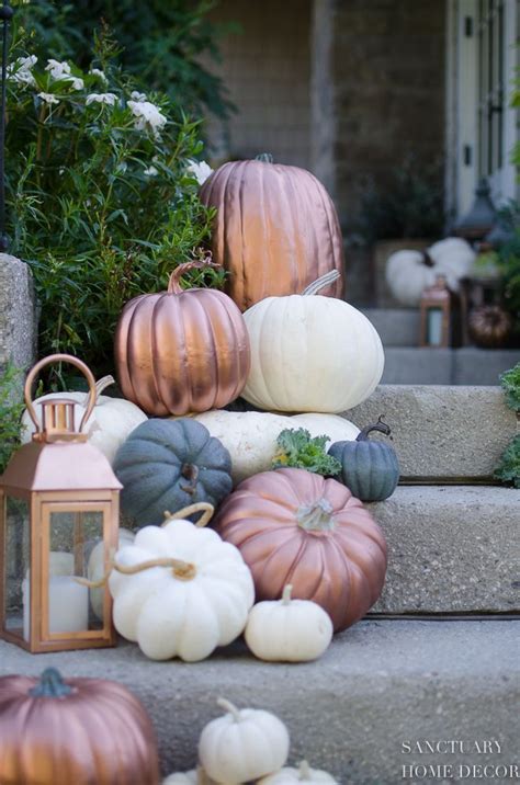 How To Make Copper Pumpkins in 15 Minutes - Sanctuary Home Decor | Fall ...