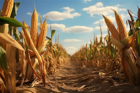 Premium Ai Image Field Of Plenty Bountiful Corn Harvest Corn Photography