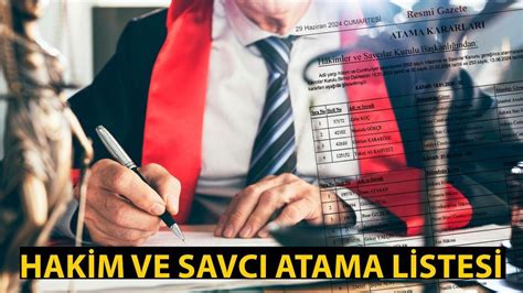 HSK atamaları Resmi Gazete Hakim ve savcı atama listesi sorgulama 29