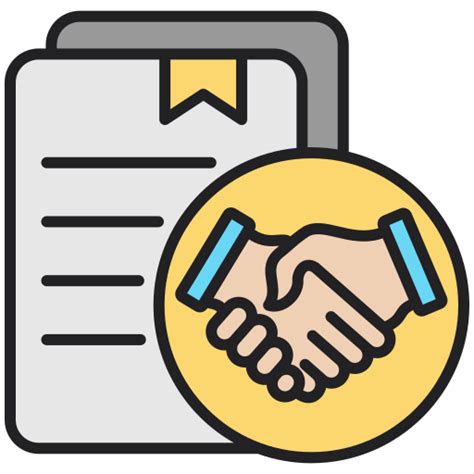 Agreement Generic Outline Color Icon