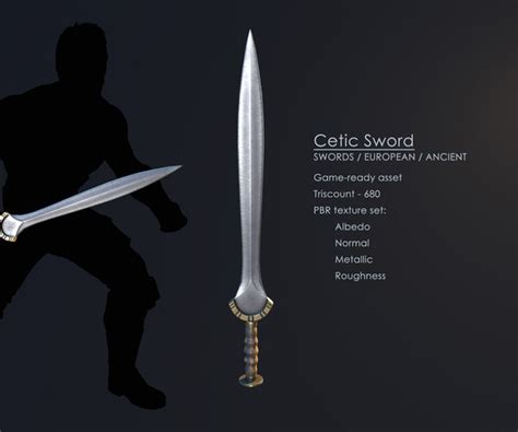 ArtStation - Celtic Sword | Game Assets