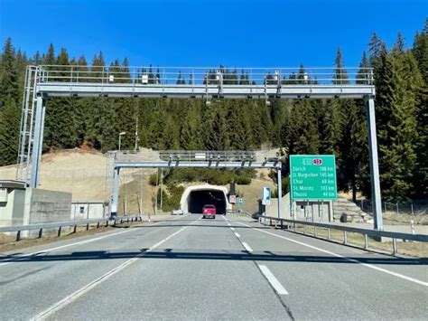 The San Bernardino Tunnel Vignetteswitzerland