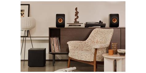 Kef Kube Mie Noir Caissons De Basse Sur Easylounge