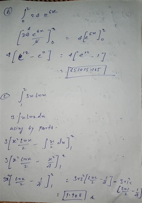 [solved] 2 20 Pts Evaluate Each Definite Integral A 14vx3 6vxdx