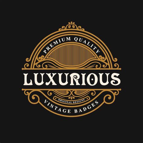 Premium Vector Vintage Luxury Ornament Logo Template