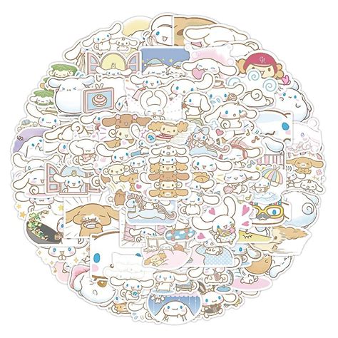 60pcs Hello Kitty Sticker Sanrio Anime Toy Girl Kawaii Stickers Cute