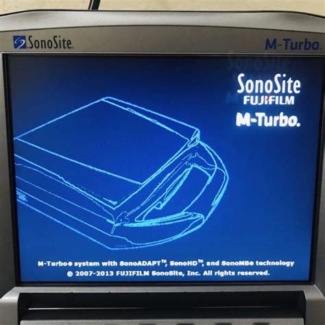 Sonosite M Turbo Portable Ultrasound System Marcroft Medical