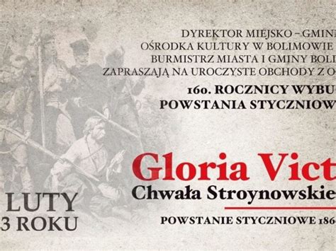 Gloria Victis Chwa A Stroynowskiemu Rekonstrukcja Bitwy Pod