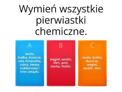 Biologia Poziomy budowy organizmów Materiały dydaktyczne