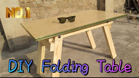 How to make a Folding Table at home/AWESOME - YouTube