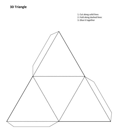 5 Free Printable Blank Triangle Template Howtowiki