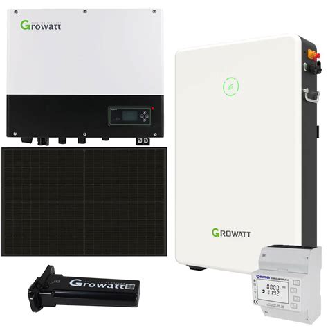 Growatt Kwp Pv Komplettanlage Mit Glas Glas Modulen Und Kwh Hot Sex