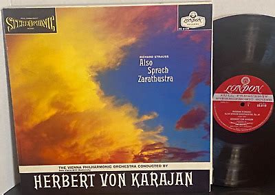 VON KARAJAN Strauss Also Sprach Zarathustra LONDON FFSS Stereo BB